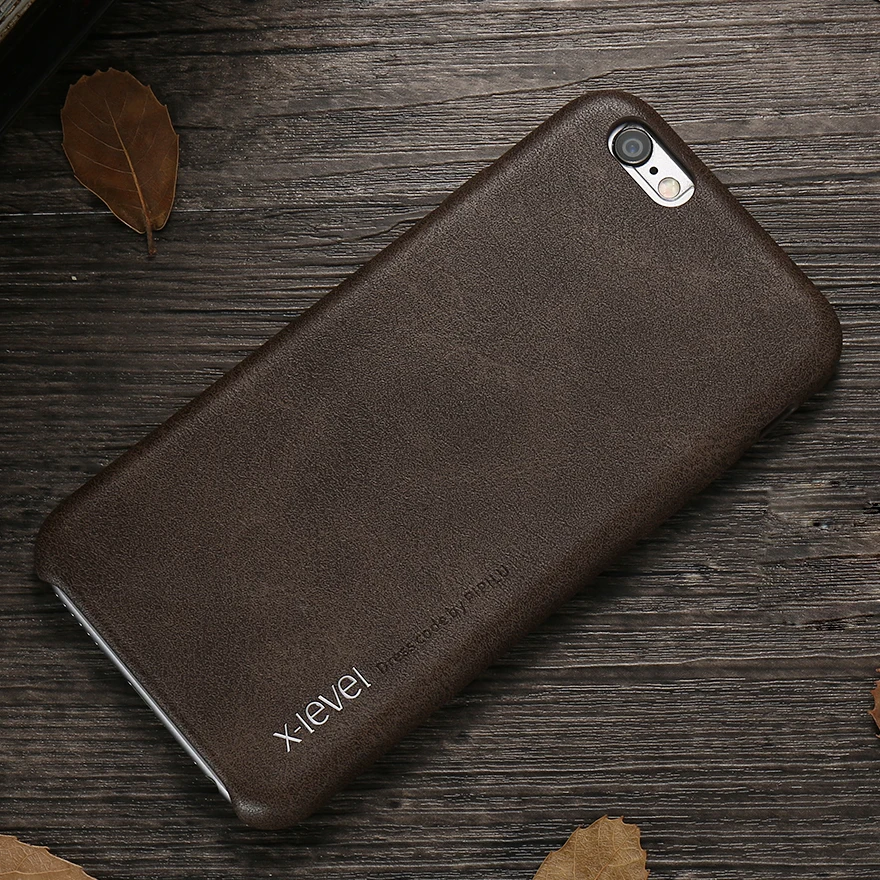X-Level Vintage Phone Cases For IPhone 6/6 Plus Case For IPhone 6S/6S Plus Luxury Back Case Business Cover Phone Accessories