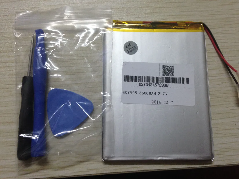 

The New Battery 5500mAH Li-ion Tablet pc battery For 7,8,9 inch tablet PC ICOO 3.7V Polymer lithiumion Battery With High Quality