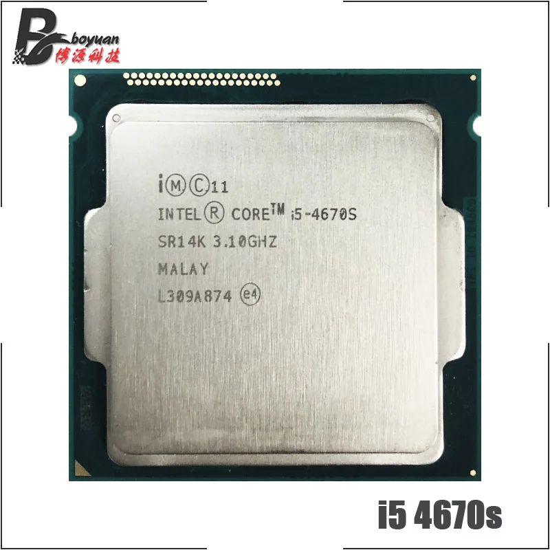 Процессор Intel Core i5-4670S i5 4670s 3 1 ГГц четырехъядерный четырехпоточный 6 Мб 65 Вт LGA 1150 |