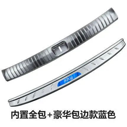 

Auto parts 304 stainless steel Internal External Rear bumper Protector Sill for 2016-2017 KIA KX5 Sportage car styling