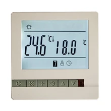 ЖК-экран термостат теплый пол система отопления терморегулятор AC200-240V регулятор температуры