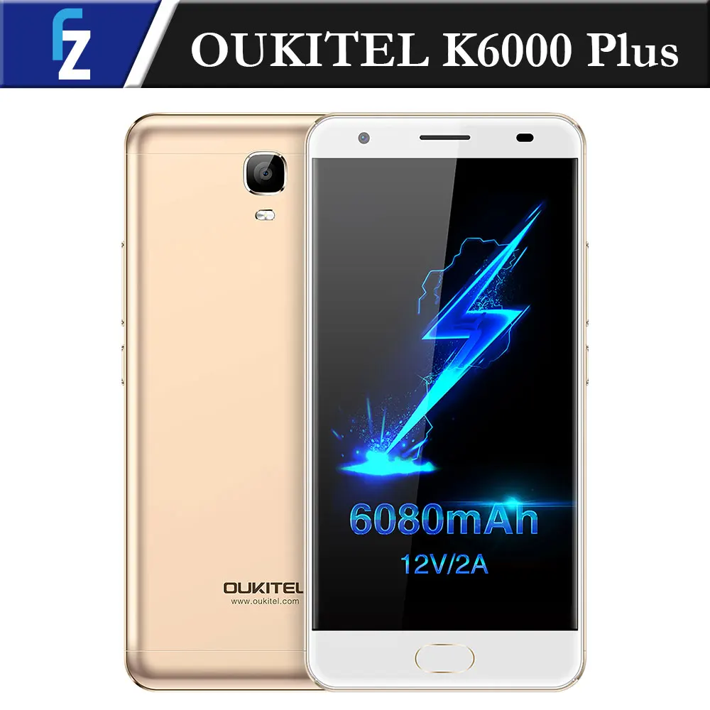 Оригинальный Oukitel K6000 плюс 5.5 &quotFHD Android 7.0 16mp Cam mtk6750t Восьмиядерный 4 ГБ Оперативная