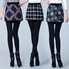 2017 automne et hiver plus velours épais faux deux pièces ensembles leggings jupe DDK91 ► Photo 3/6