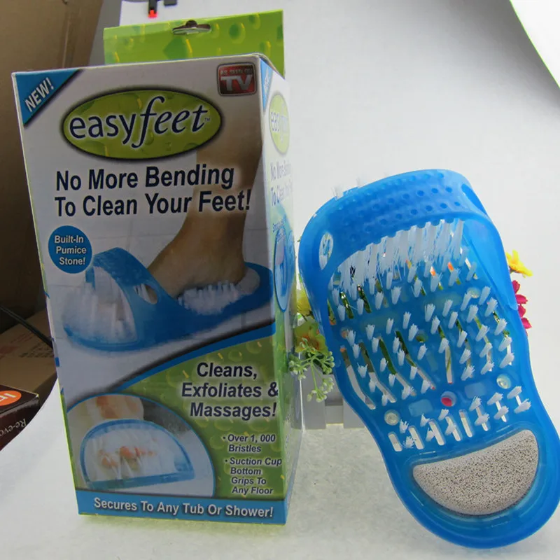 Easy Feet Scrubber Brush Massager Clean Bathroom Foot Brush Foot Care