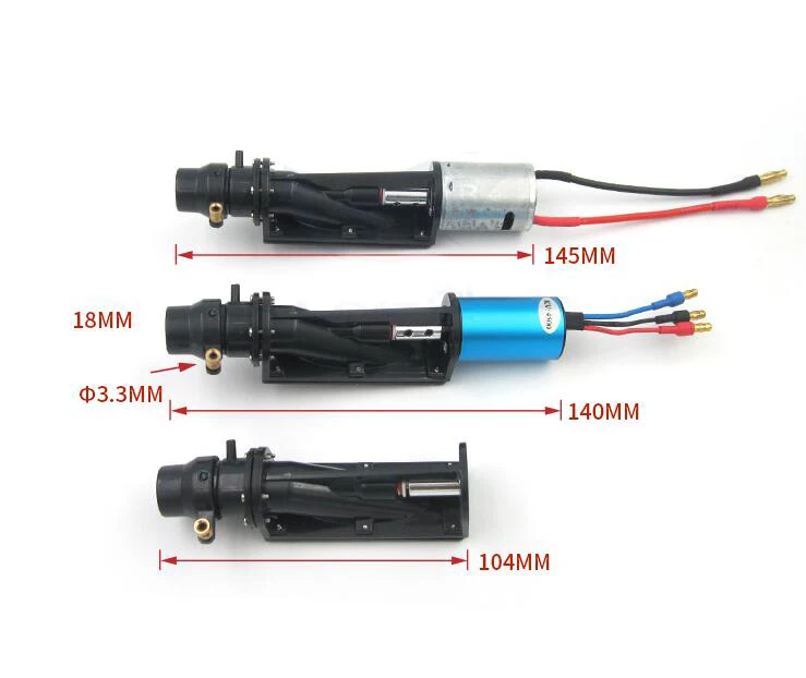 1 комплект 18 мм водяной струйный лодочный насос распылитель воды с 380/2440 бесщеточным двигателем комплект запасных частей для RC модели струйных лодок