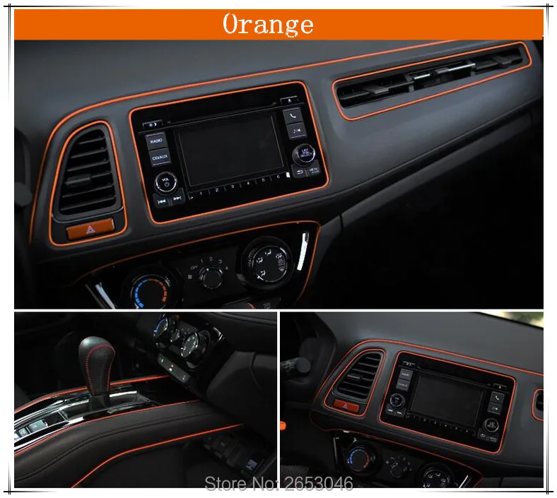 

Car styling interior Decorative sticker Decoration Strip Accessories for Geely Vision SC7 MK CK Cross Gleagle Englon SC3 SC5 SC6