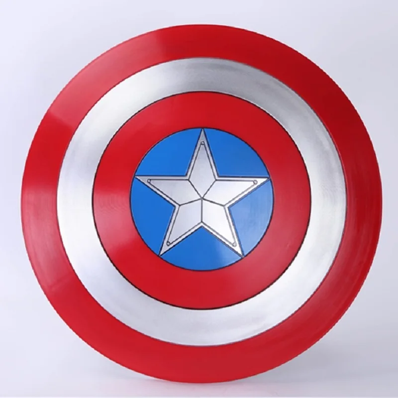 Version The Avengers 57cm Captain America Shield 1:1 Rogers ABS Metal Shield Movie Cosplay Halloween Prop/Gift/Replica Version The Avengers 57cm Captain America Shield 1:1 Rogers ABS Metal Shield Movie Cosplay Halloween Prop/Gift/Replica