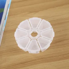 1 PC New Plastic 8Slots Jewelry Tool Box Case Craft Organizer Storage Beads DIY Fitting Making