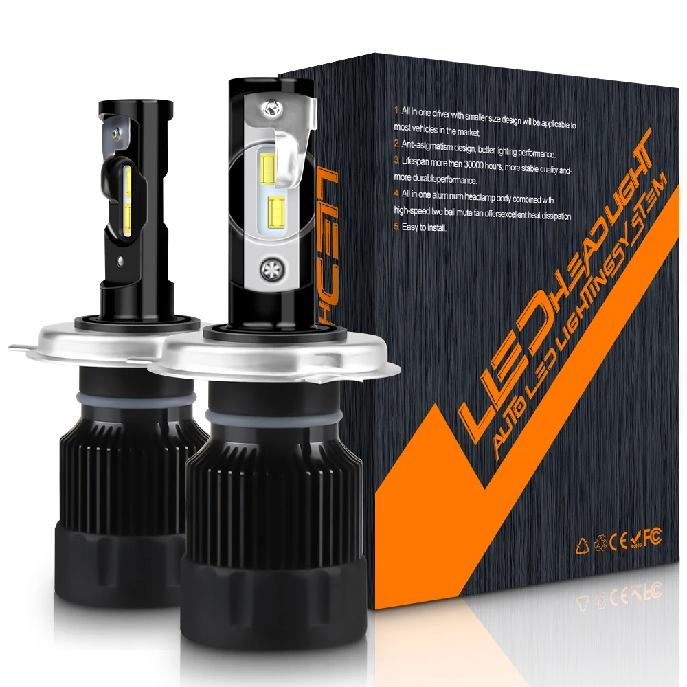

Car Rover H1 LED Headlight Bulb 50W10000LM Conversion Kit Super Bright CSP Chips 6000K Cool White Color