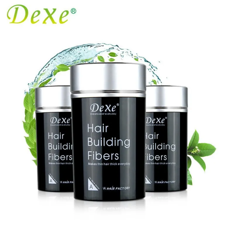 22g Dark Brown Dexe Brand Hair Building Fibers Thicker Hair Fibers