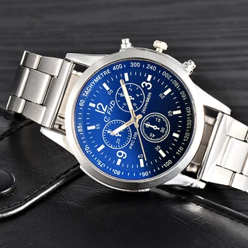 

Fashion Men Watches Male Quartz Wrist Watch Silver Band Stainless Steel Clock 12 Hour Top FHD Brand Casual Man Wristwatch Relogi