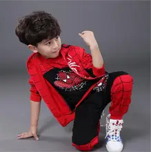 Halloween Costumes Pour Enfants Garçons Caractère Chandail Costume Automne Trois-pièce Disfraces Ninos À Capuche Garçon de Nouvelle Année Vêtements