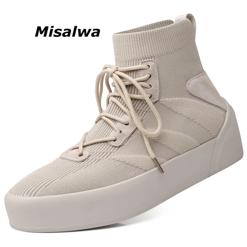 

ZSAUAN Men High Top Casual Daily Sneakers Breathable Spring/Winter Flat/Height Increase Male Sock Shoes Youth Zapatos de hombre