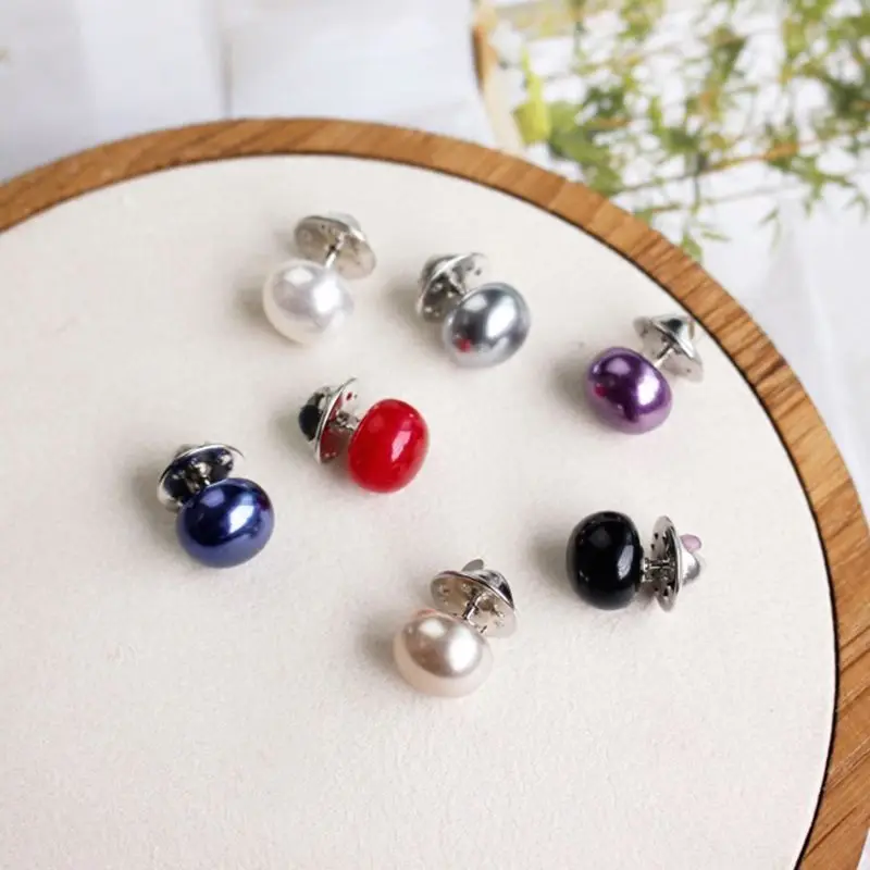 

7 Pcs/set Simple Women Pin Fixed Clothes Buckle Anti-light Fresh Small Brooch Cardigan Slip Accessories