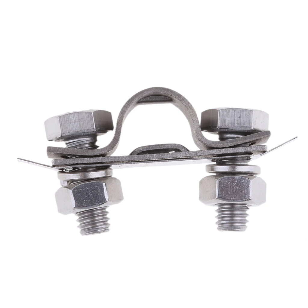 

1 Pcs Marine Throttle Cable Tube Clamp and Shim Kit 304 Stainless Steel For Boat Marine Yacht Etc Corrosion Resistance