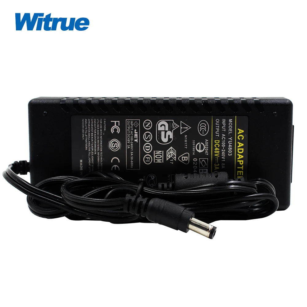 imágenes para Witrue 48 V 3A adaptador de corriente para el Inyector POE NVR imágenes para Witrue 48 V 3A adaptador de corriente para el Inyector POE NVR