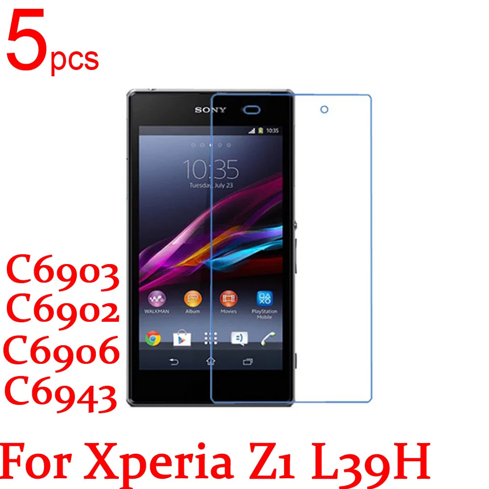 

5pcs Ultra Clear Matte Nano LCD Screen Protector Film Cover for Sony Xperia Z1 Z2 Z3 L39H C6903 L55U D6603 L50W D6503 Back Film