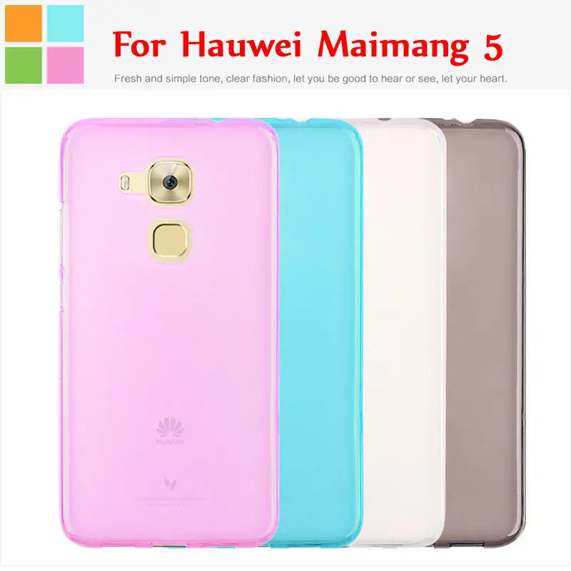 Wholesale Simple Fashion Cases For Huawei Maimang 5 TPU Transparent
