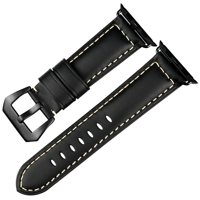 Maikes дизайн винтажные из натуральной коровьей кожи Ремешки часы аксессуар Браслет для Apple Watch группа 42 мм 38 мм серии 1& 2