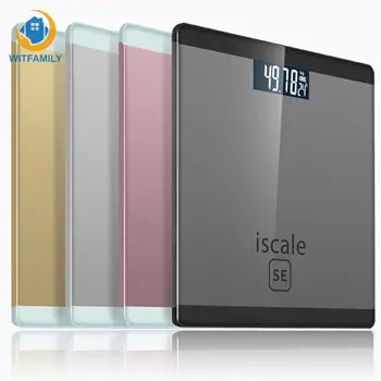 

LCD Display Floor Scales 180kg/50g Smart Bathroom Personal Floor Body Scale Electronic Scales Household Digital Weight Scale