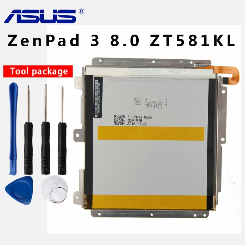 

Original ASUS C11P1514 Battery For ASUS ZenPad 3 8.0 ZT581KL 4545/4680mAh