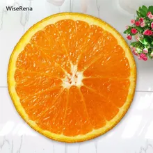 3D печать Фрукты Круглый Ковры мягкие фланелевые Спальня Гостиная Ковры Нескользящие Ванная комната Коврики Таблица Chiar Йога Коврики украсить tapete