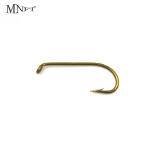 MNFT рыболовный крючок из углеродистой стали медного цвета, 50 шт., 12# рыболовные крючки для ловли рыбы, форель, лосось, сухие мухи, рыболовный крючок, вишень, фишхакен