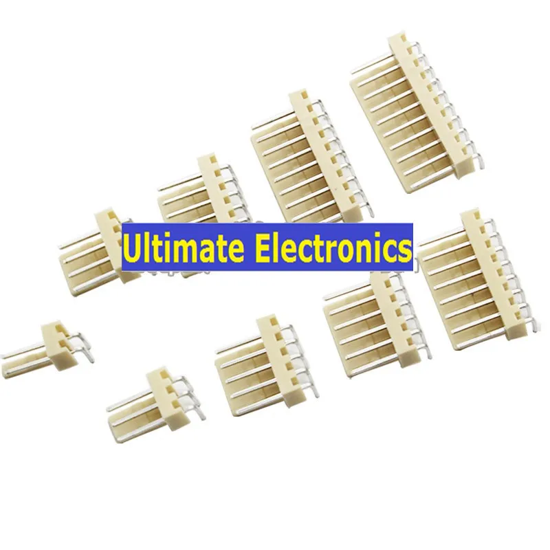 

50pcs 2510 KF2510 2.54mm Pitch Right Angle Male Pin Header Connectors KF2510 2AW 3AW 4AW 5AW 6AW 7AW 8AW 9AW 10AW 11AW