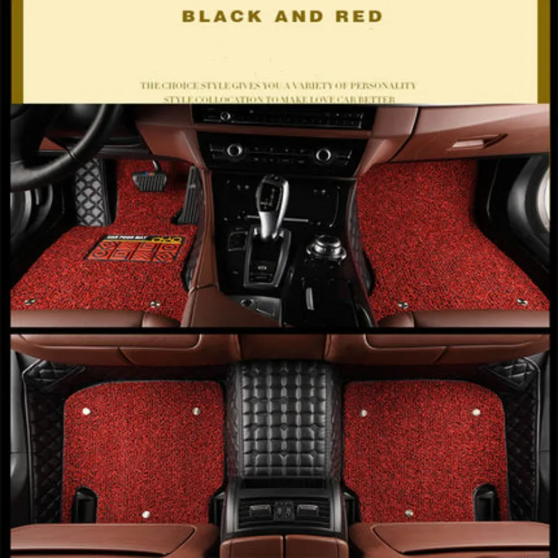 

Custom Full Covered No Odor Waterproof Wire Loop Carpets Durable Car Floor Mats For Hyundai IX35 Elantra Sonata Tucson Santa Fe