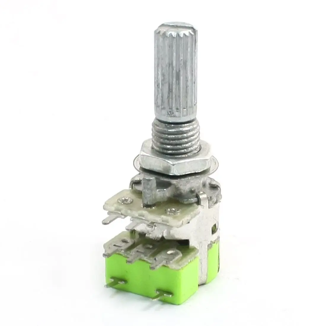 

A50K 50K Ohm Dual Linear Taper Volume Control Potentiometer Switch