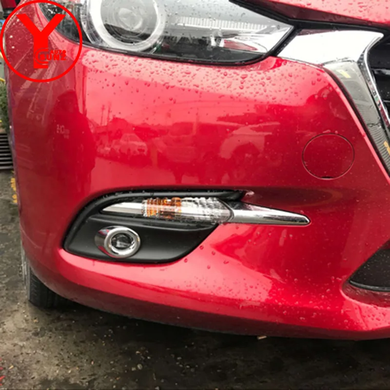 Хромиросветильник передняя противотуманная фара для Mazda 3 Axela 2017 аксессуары ABS