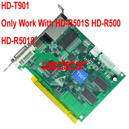 

HUIDU T901 Full color Video LED display screen Sending card supports HD R501 HD R502 HD-R500 HD R501S HD-R505 HD-R507