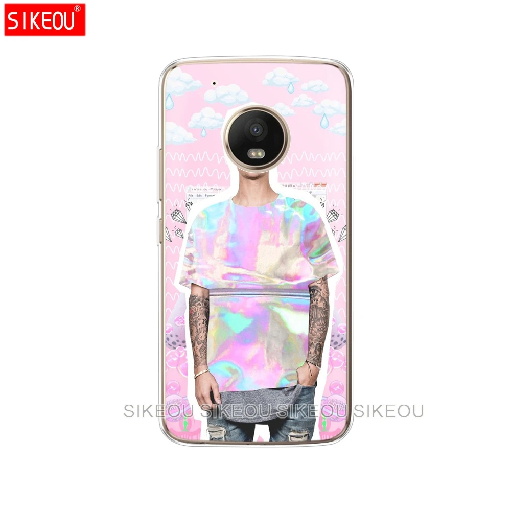 silicone case phone cover For Motorola Moto G6 G5 G5S Z2 Z3 PLAY PLUS X4 E4 E5 C Justin bieber music singer