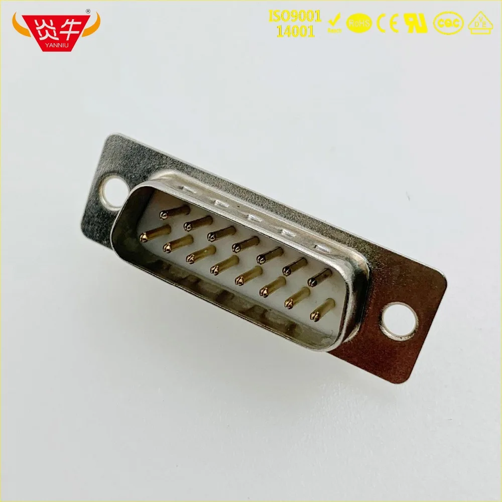 DB15 DB 15P MALE RS232 с разъемом 15pin коннектор для печатной платы разъем серии D SUB