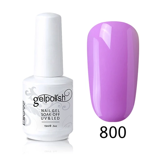 Elite99 15 пилка для ногтей стойкий Гель-лак для полировки ультрафиолетовая и Светодиодная лампа лак для ногтей DIY лак для ногтей инструменты для маникюра - Цвет: GNS800
