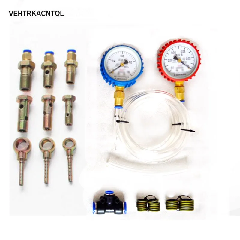 VEHTRKACNTOL Diesel Car Truck Fuel Circuit Pressure Gauge Diesel Engine