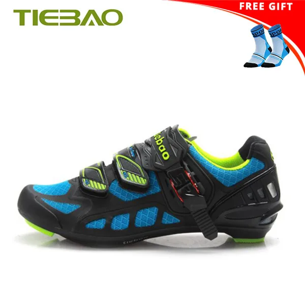 Tiebao велосипедная обувь из углеродного волокна, воздухопроницаемая, самофиксирующаяся, Ультралегкая, для велосипеда, для езды на велосипеде, спортивные, велосипедные кроссовки - Цвет: socks for 1502D B