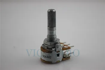 

Japan original ALPS16 Type Dual-unit 50KA 100KAHIFI DIY Volume Potentiometer Universal Rachis 1PC Free Shipping