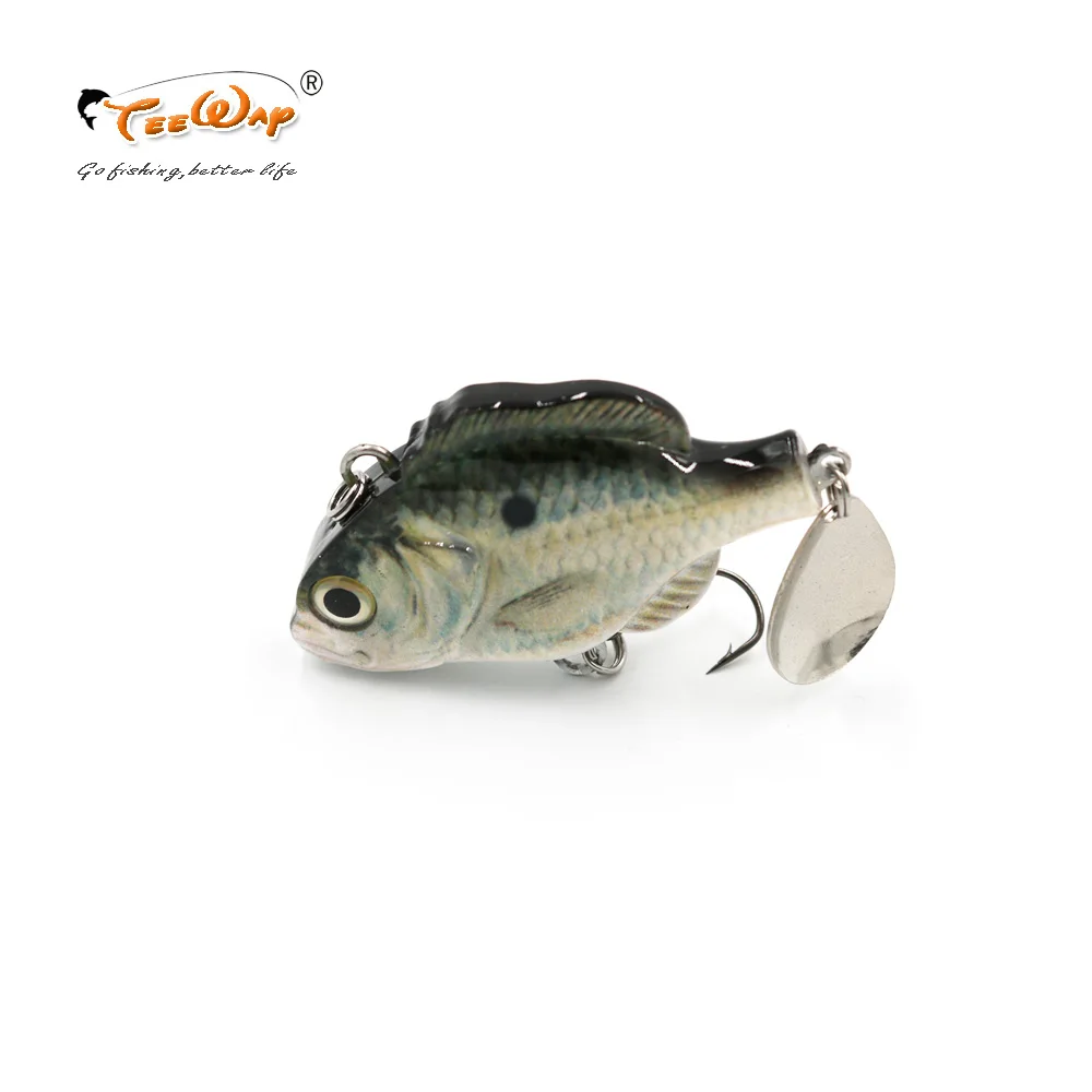 Señuelos de Pesca 6,5 cm 45G 1 Segement Pesca Swimbait Pike Muskie señuelo duro con gancho trible Crankbait señuelos artificiales Isca Señuelos de Pesca 6,5 cm 45G 1 Segement Pesca Swimbait Pike Muskie señuelo duro con gancho trible Crankbait señuelos artificiales Isca