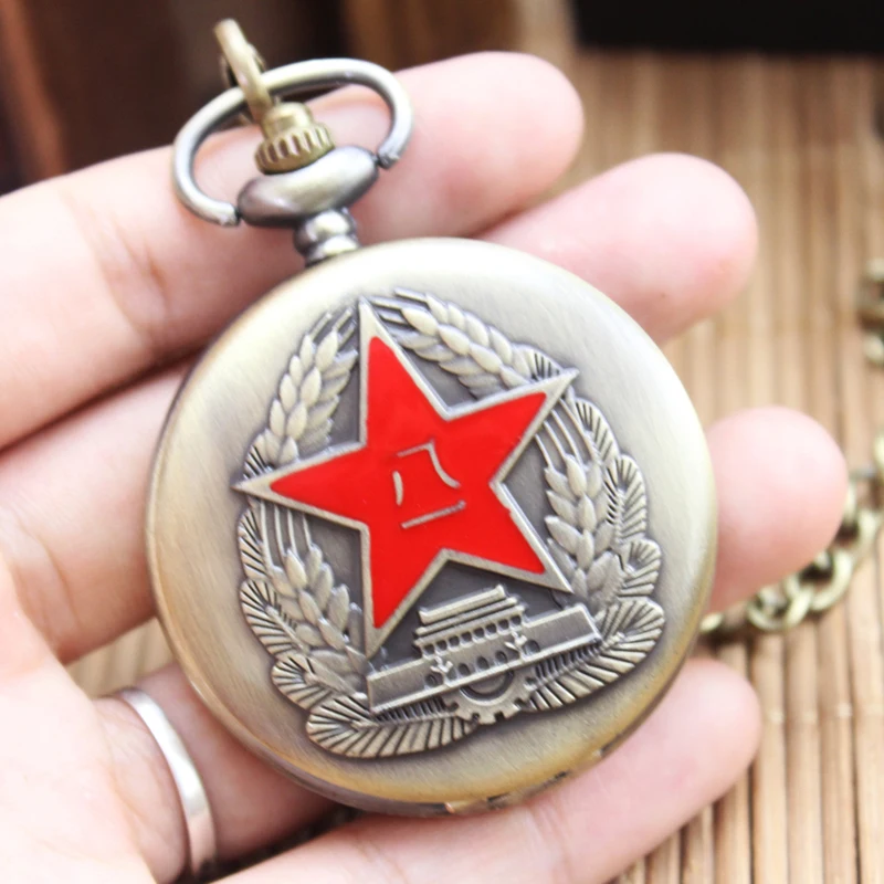 2018 Мужские Женские часы с большой застежкой ожерельем председателя Мао модные