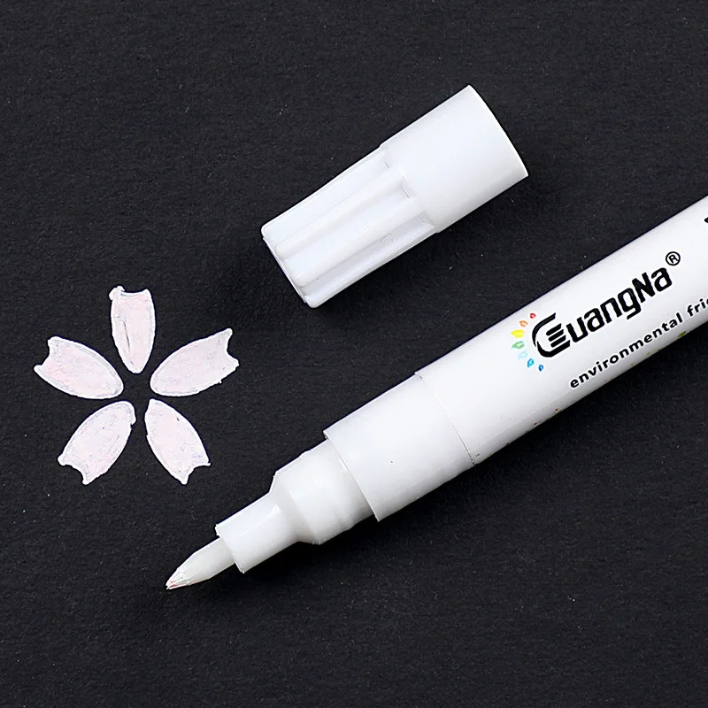 Paint Marker Pen 0.7mm Acrylic Paint Marker pen Detailed Marking Color Paint Pens for Ceramic Rock Glass Porcelain Mug Wood Fabric Canvas