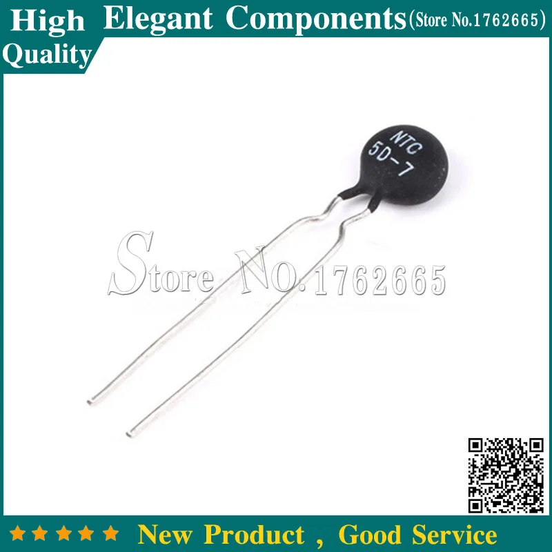 20pcs NTC 5D-7 Thermistor NEW