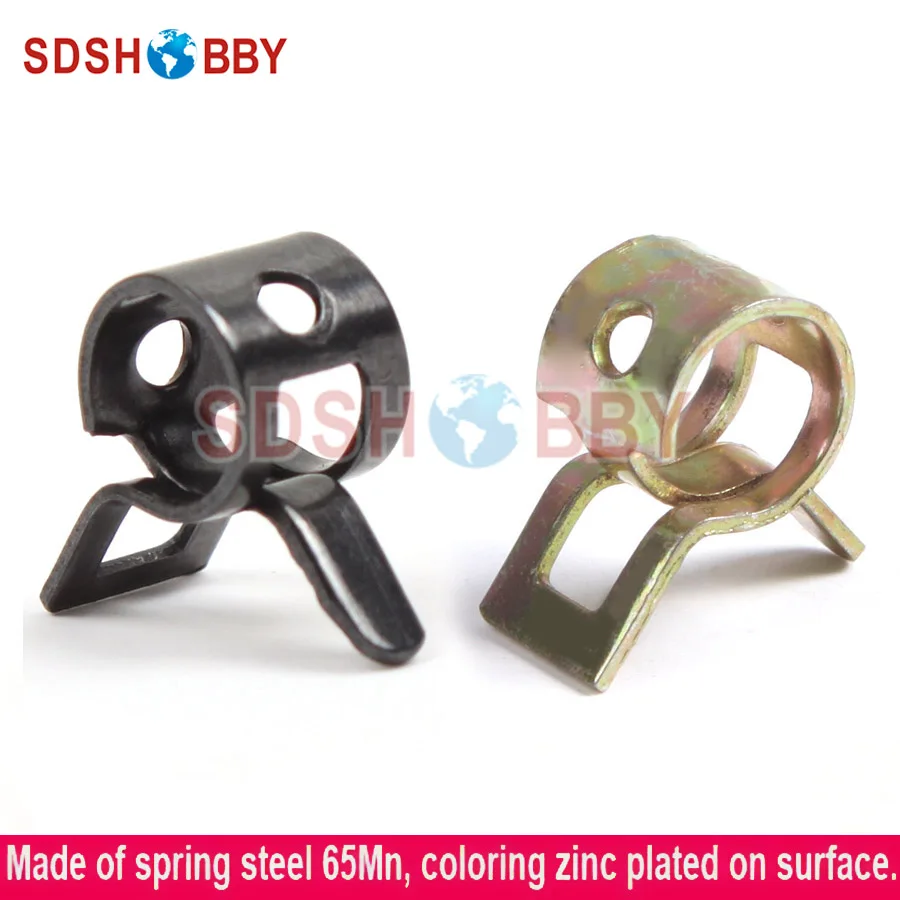 

10pcs- Metal Medium Fuel Clamp /Fuel Clip D5.8mm