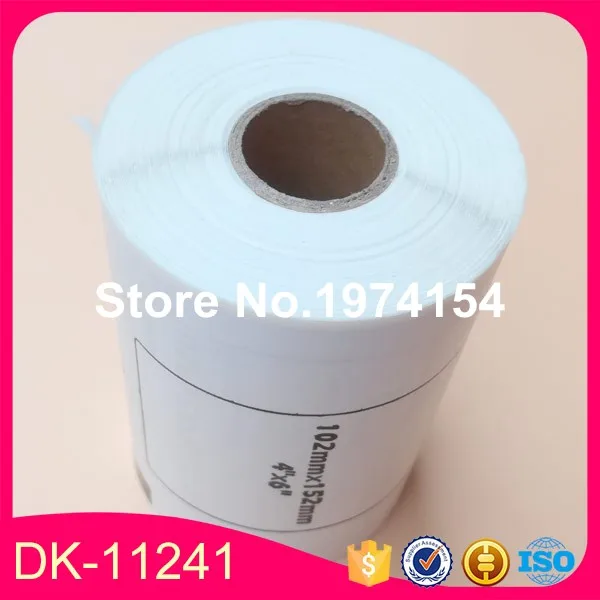 40 Rolls Brother DK-11241 этикетки совместимы Etiketten 102 мм x 152 мм для QL1050 QL1060N DK-1241 Label