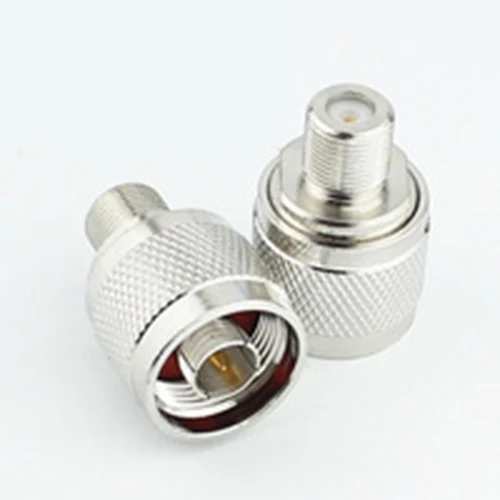 

10pcs RF Connector N Male Plug Male Pin to F Female Jack Adapter