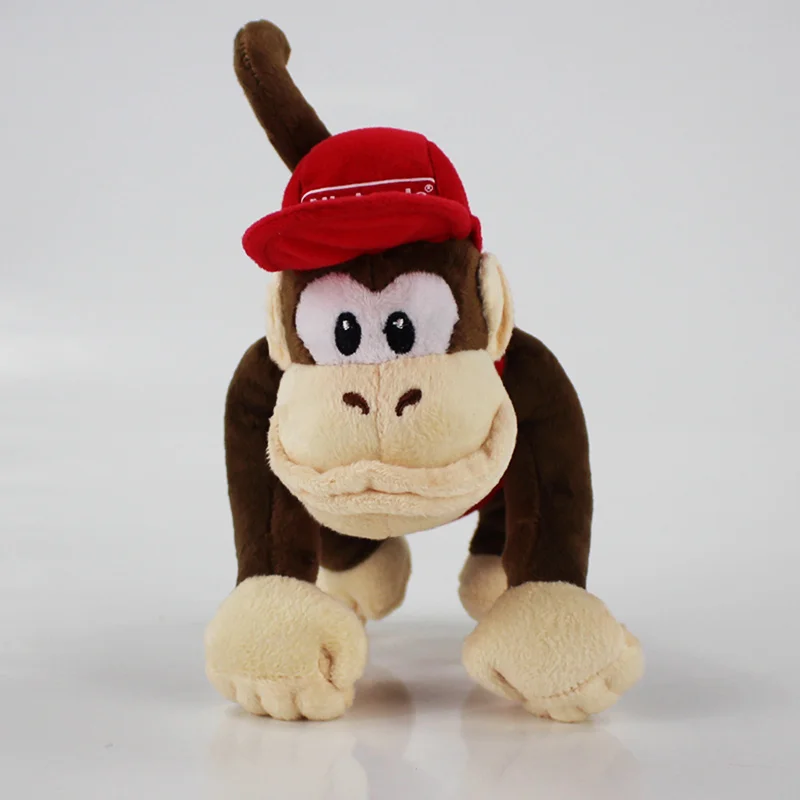 19 см 25 см Супер Марио Плюшевые игрушки Мягкие Животные Кукла Ослик Kong Diddy Kong обезьяны Дети подарок игрушки