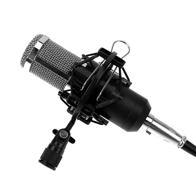 Universal  Mic Microphone Shock Mount Clip Holder Stand for 43-55mm Large Diaphragm microphone Recording Bracket Black