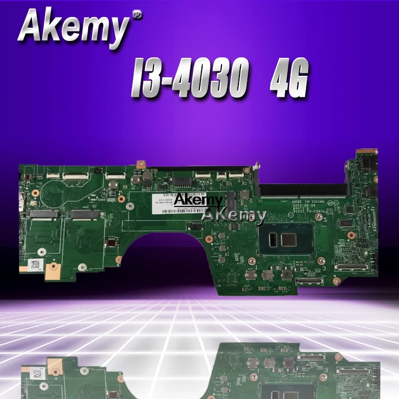 

Laptop motherboard for Lenovo Thinkpad Yoga 12 PC Mainboard 01AY528 00HT711 LA-A342P tesed DDR3 I3-4030 4G Ram