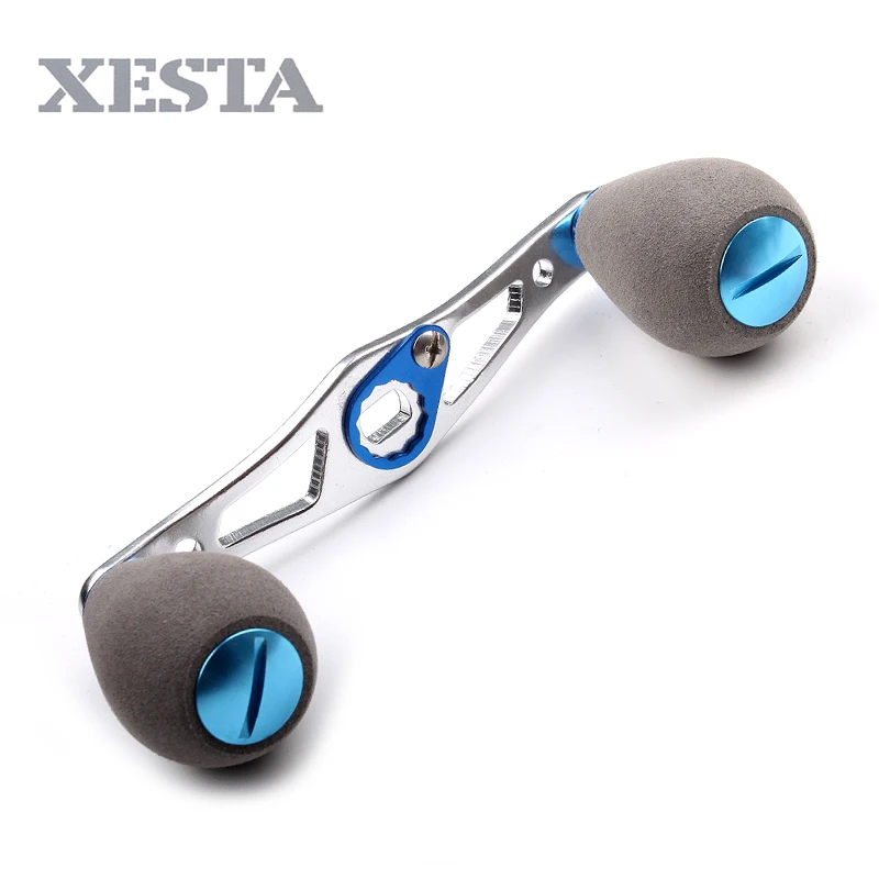 

XESTA Fishing Reels handle 8*5mm fit for diawa reels Double Handle EVA Knob Alloy Stainless Steel Shaft Reel Fishing Accessories