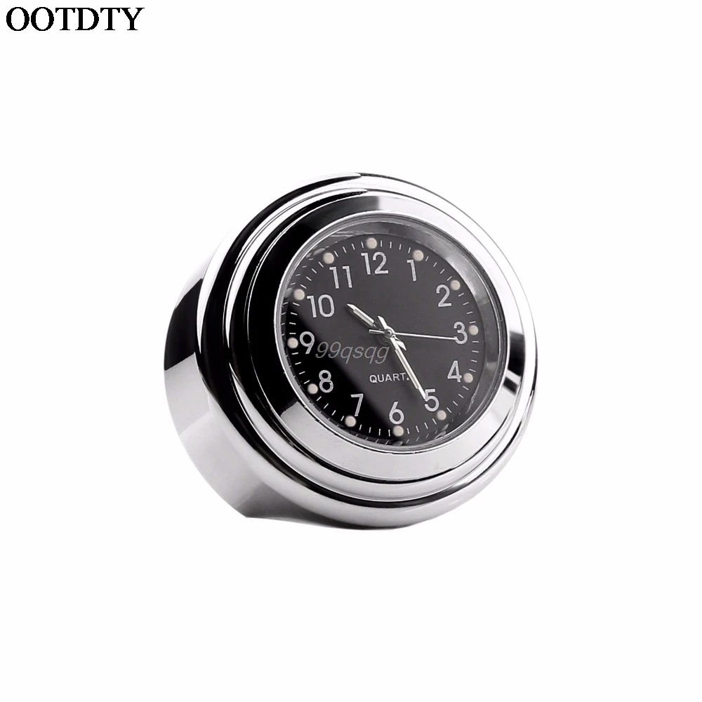 

Waterproof 7/8" 1" Chrome Motorcycle Handlebar Mount Quartz Clock Watch for Harley Davidson Honda Yamaha Suzuki Kawasaki
